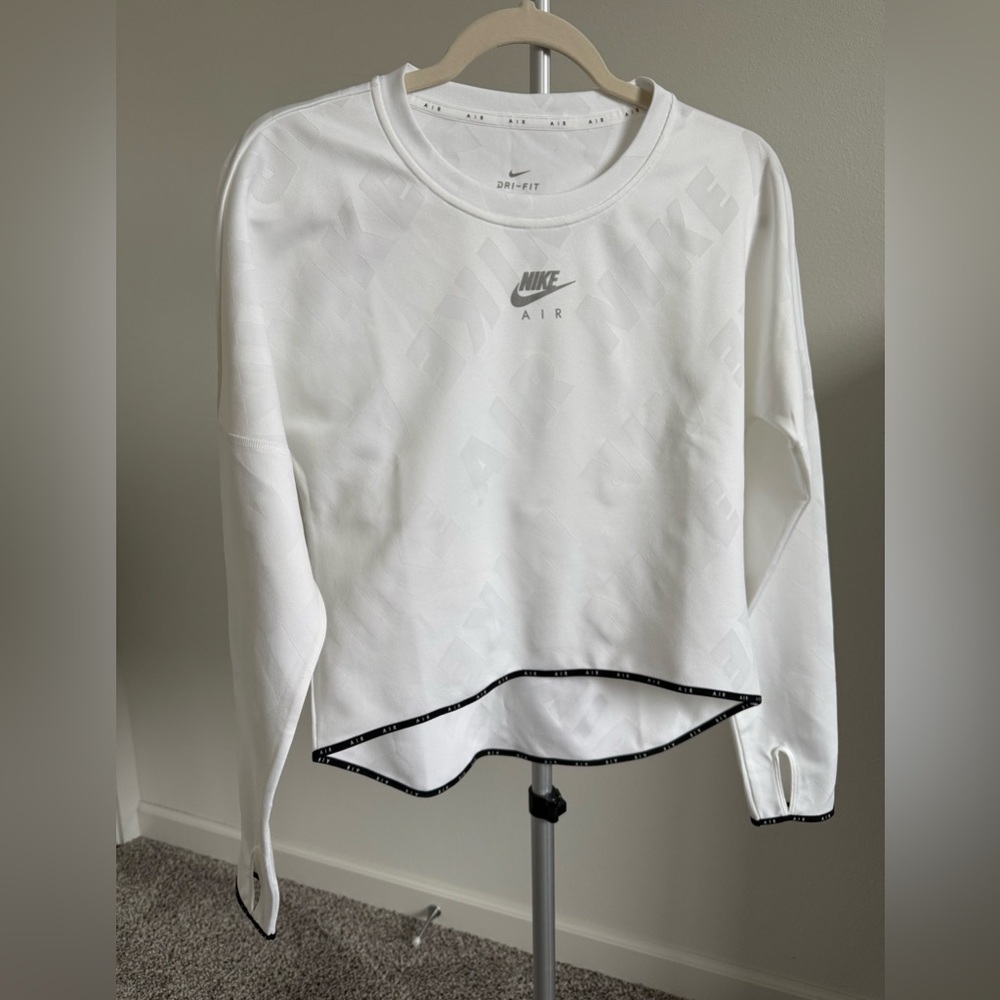 Nike White Dri-Fit Air Top